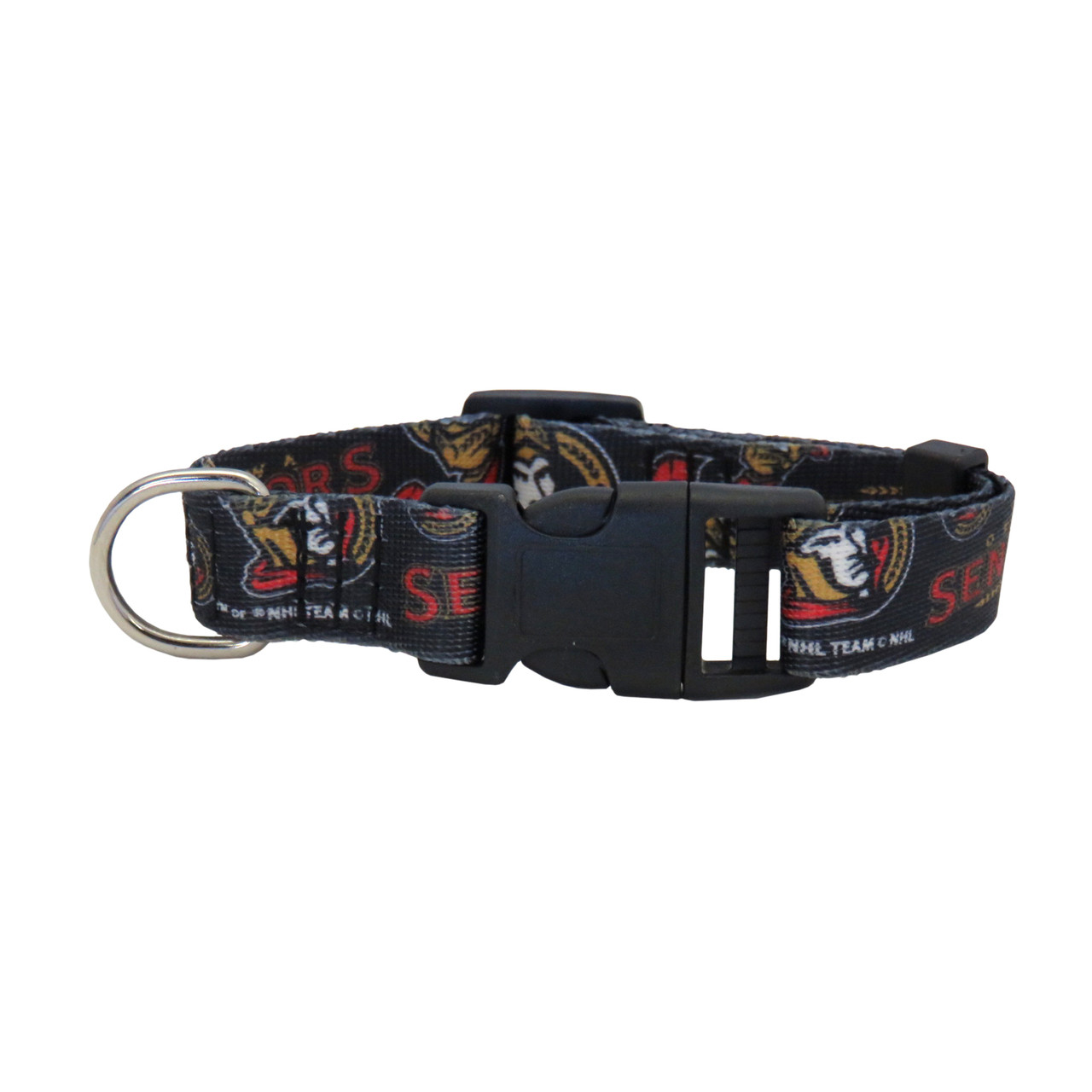 Ottawa Senators Dog Pet Adjustable Nylon Logo Collar 