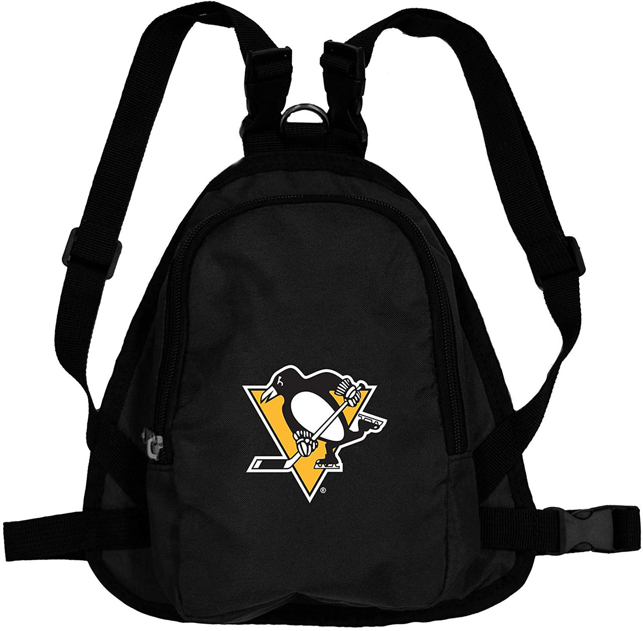 Pittsburgh Penguins Dog Cat Mini Backpack Harness w/ Leash  
