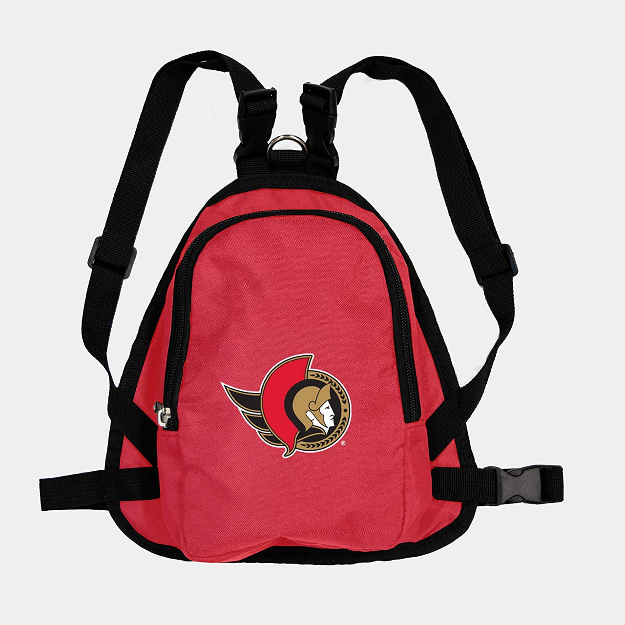 Ottawa Senators Dog Cat Mini Backpack Harness w/ Leash  