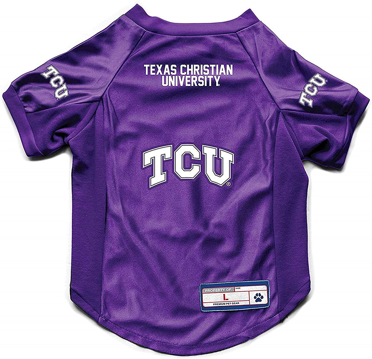 TCU Horned Frogs Dog Deluxe Stretch Jersey Big Dog Size