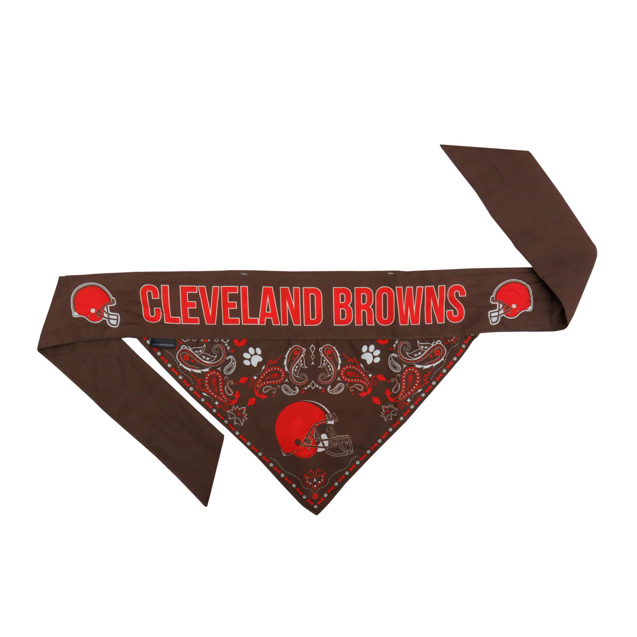 Cleveland Browns Dog Cat Tie Bandana Reversible