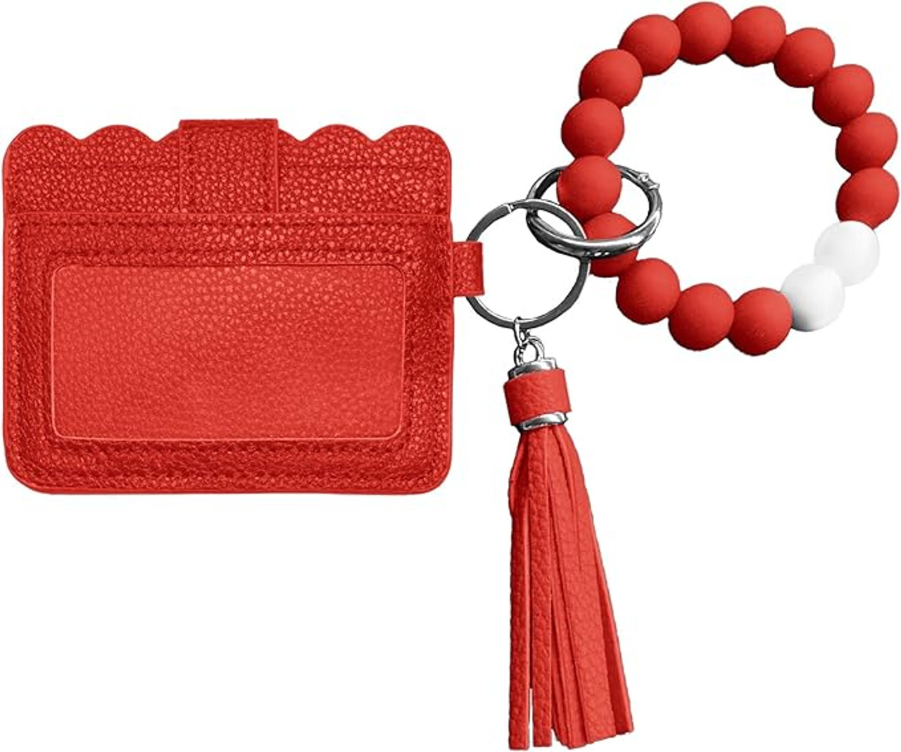 Washington Capitals Bead Bracelet Wallet with ID/Card Slots & Tassel