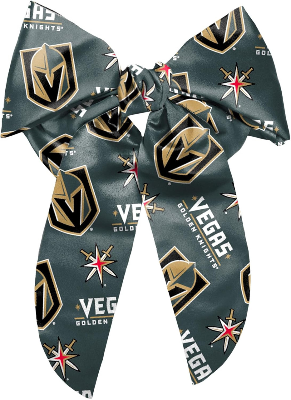 Vegas Golden Knights Big Bow Barrette Hair Clip Extra Large Vegas Golden Knights Big Bow Barrette Hair Clip Extra Large