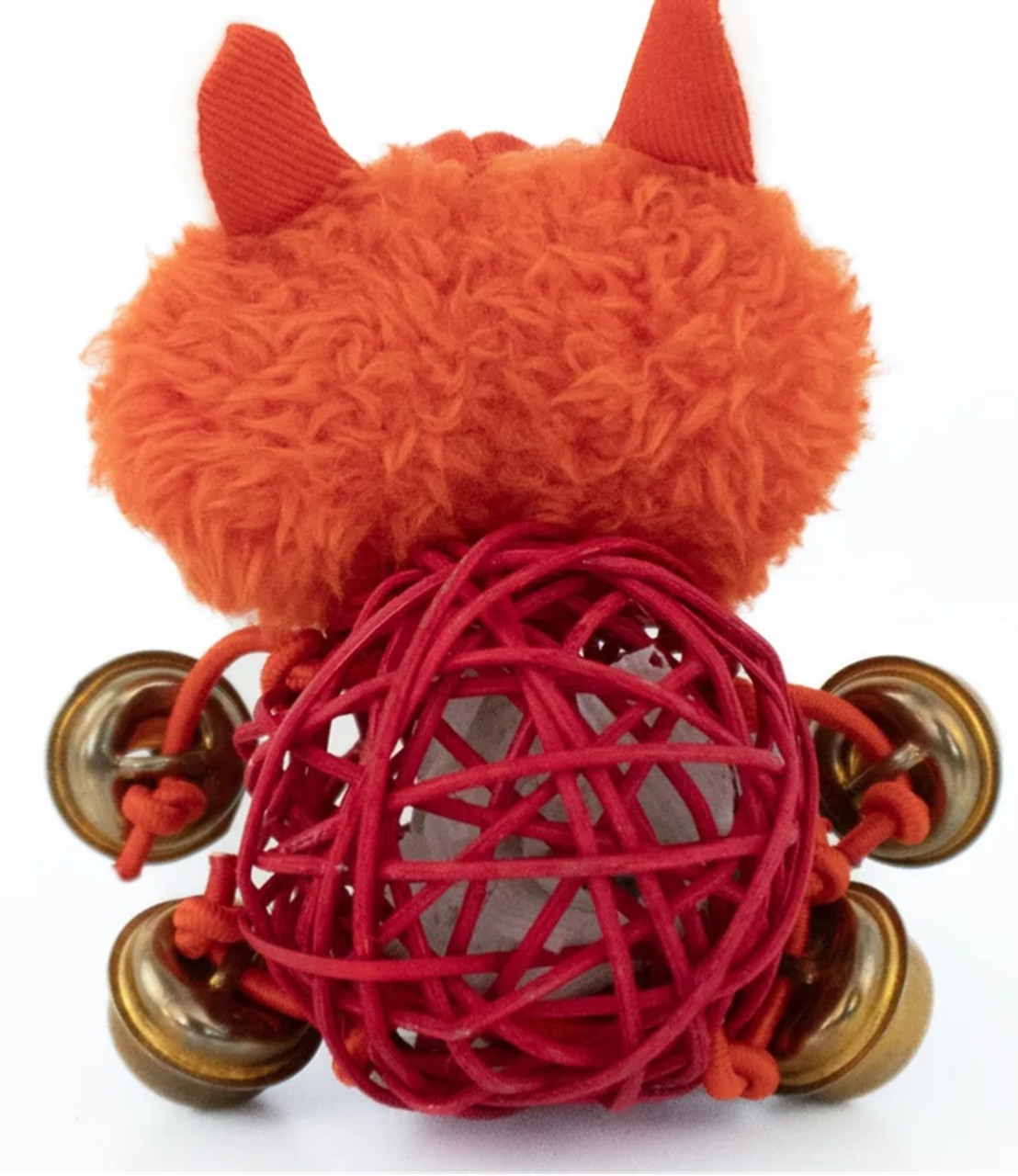 Fox Ball Cat Toy Premium Eco-Conscious Plush w/ Jingle Bells & Catnip