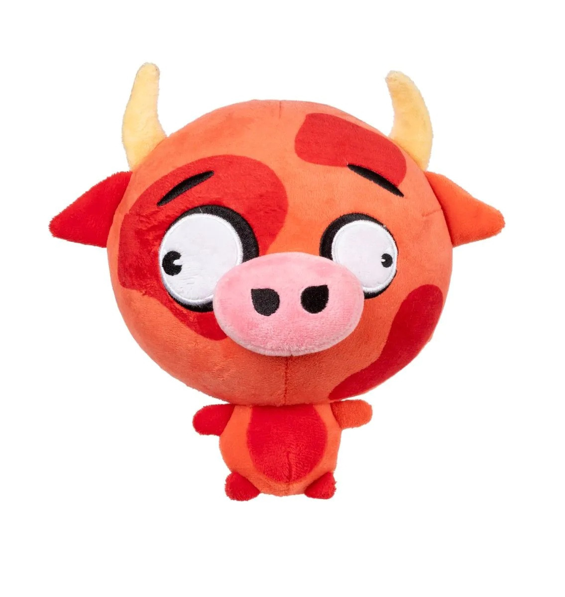 Moo-hammad Ali Cow Dog Toy Premium Big Head Plush w/ Squeaker  