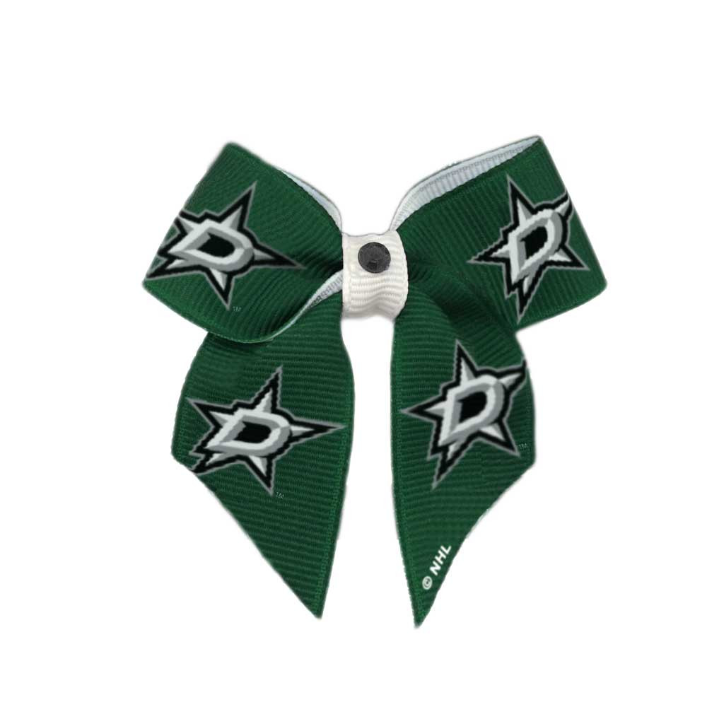 Dallas Stars Dog Cat Hair Bow w/ Rhinestone Accent Small USA Made