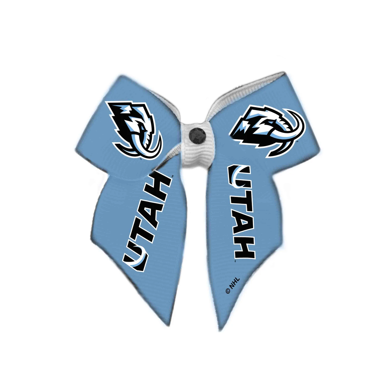 Utah Mammoth Dog Cat Hair Bow w/ Rhinestone Accent Small USA Made