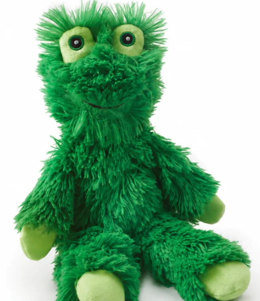 Rosco & Bobo Frog Dog Toy Premium Fluffy Floppy Plush w/ Squeaker 15"