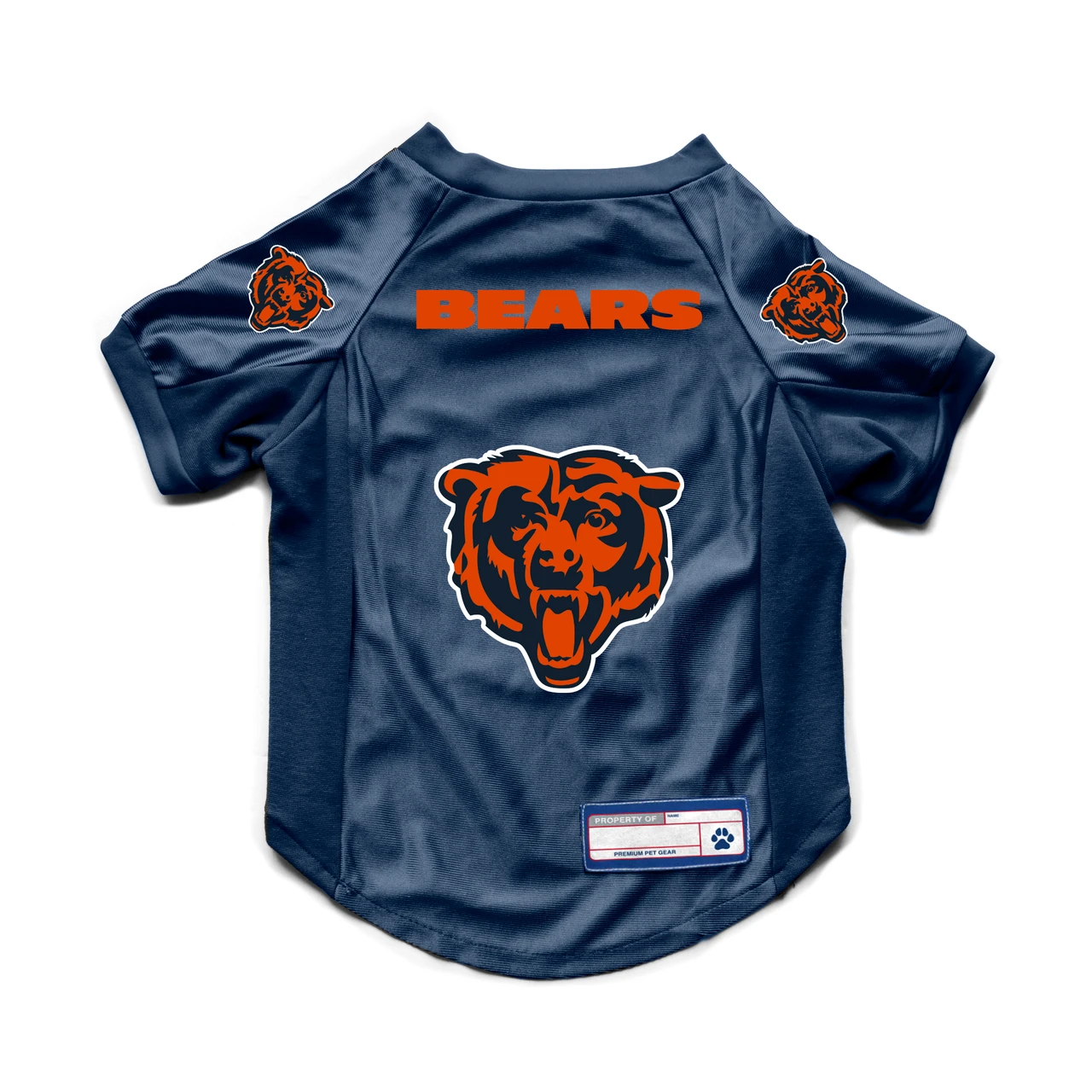 Chicago Bears Dog Cat Deluxe Stretch Jersey Alternate Style 