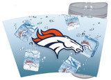 Denver Broncos Ice Cube Design Travel Tumbler 16oz