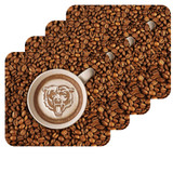 Chicago Bears Latteam Coffee Art 4pk Coaster Set Packaged