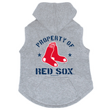 Boston Red Sox Dog Pet Premium Button Up Property Of Hoodie Sweatshirt