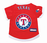 Texas Rangers Dog Pet Premium Baseball Jersey Alternate