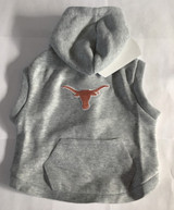 Texas Longhorns Dog Pet Premium Button Up Embroidered Hoodie Sweatshirt