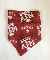Texas A&M Aggies Dog Pet Mesh Football Jersey Pattern Bandana