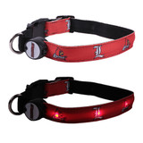 Louisville Cardinals Dog Pet Collar Light Up LED