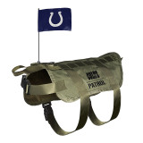 Indianapolis Colts Dog Pet Premium Tactical Vest Harness w/ Flag