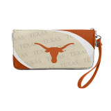 Texas Longhorns Curve Zip Organizer Wallet Wristlet