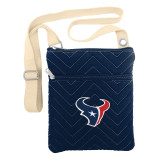 Houston Texans Chevron Stitch Cross Body Purse Bag