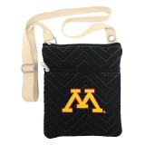 Minnesota Golden Gophers Chevron Stitch Cross Body Purse Bag