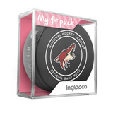 Arizona Coyotes My First Official Puck In Case Baby Girl Pink