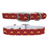 Minnesota Golden Gophers Premium Dog Collar Odor Water Proof Antimicrobial