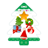 Holiday Tree Cat Toy 6pc Christmas Plush Set Premium Catnip