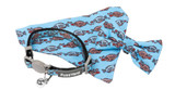 Soy Sauce Fish Cat Collar Fashion Pack Breakaway w/ Bell Bandana & Bowtie