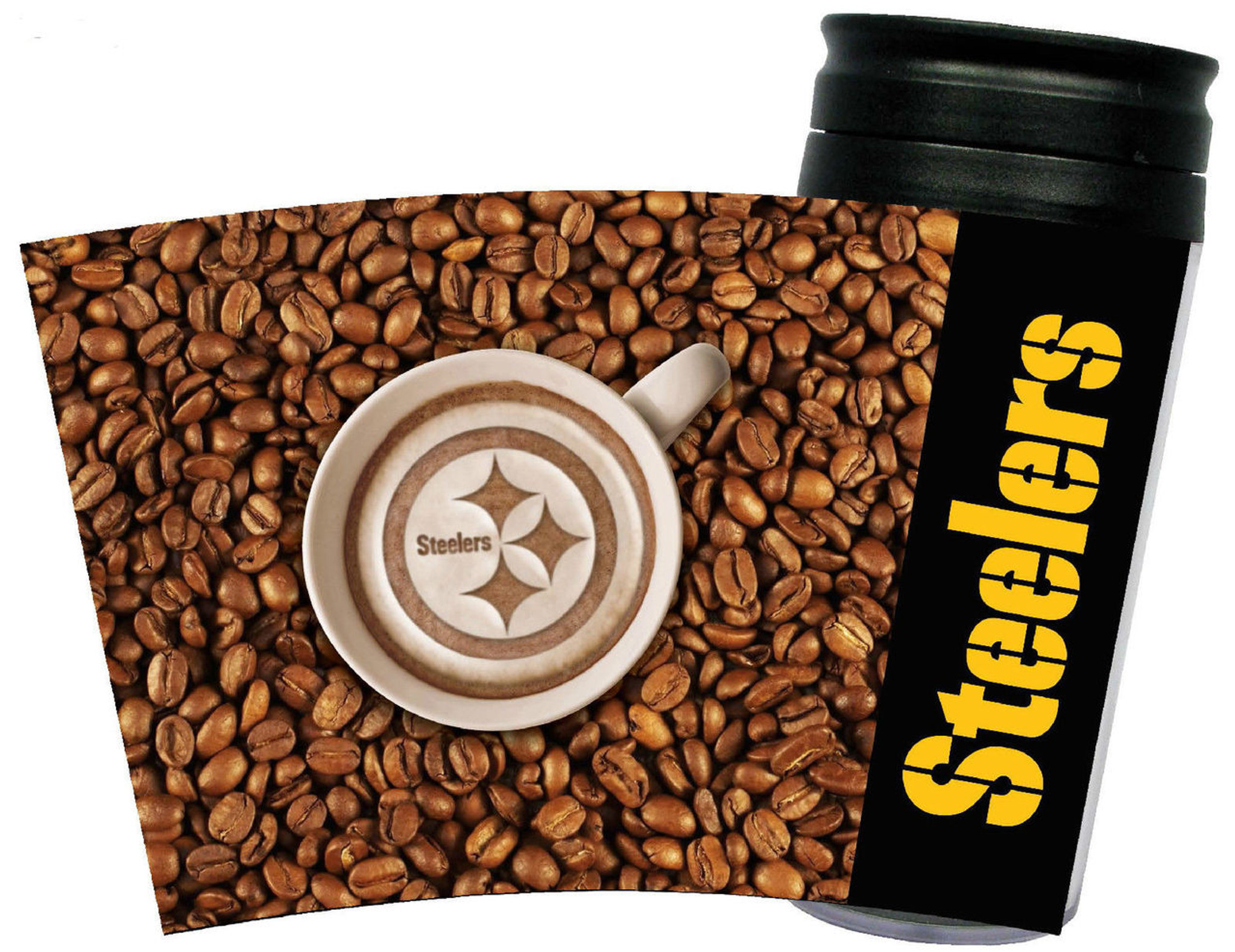 Pittsburgh Steelers 16oz Travel Tumbler