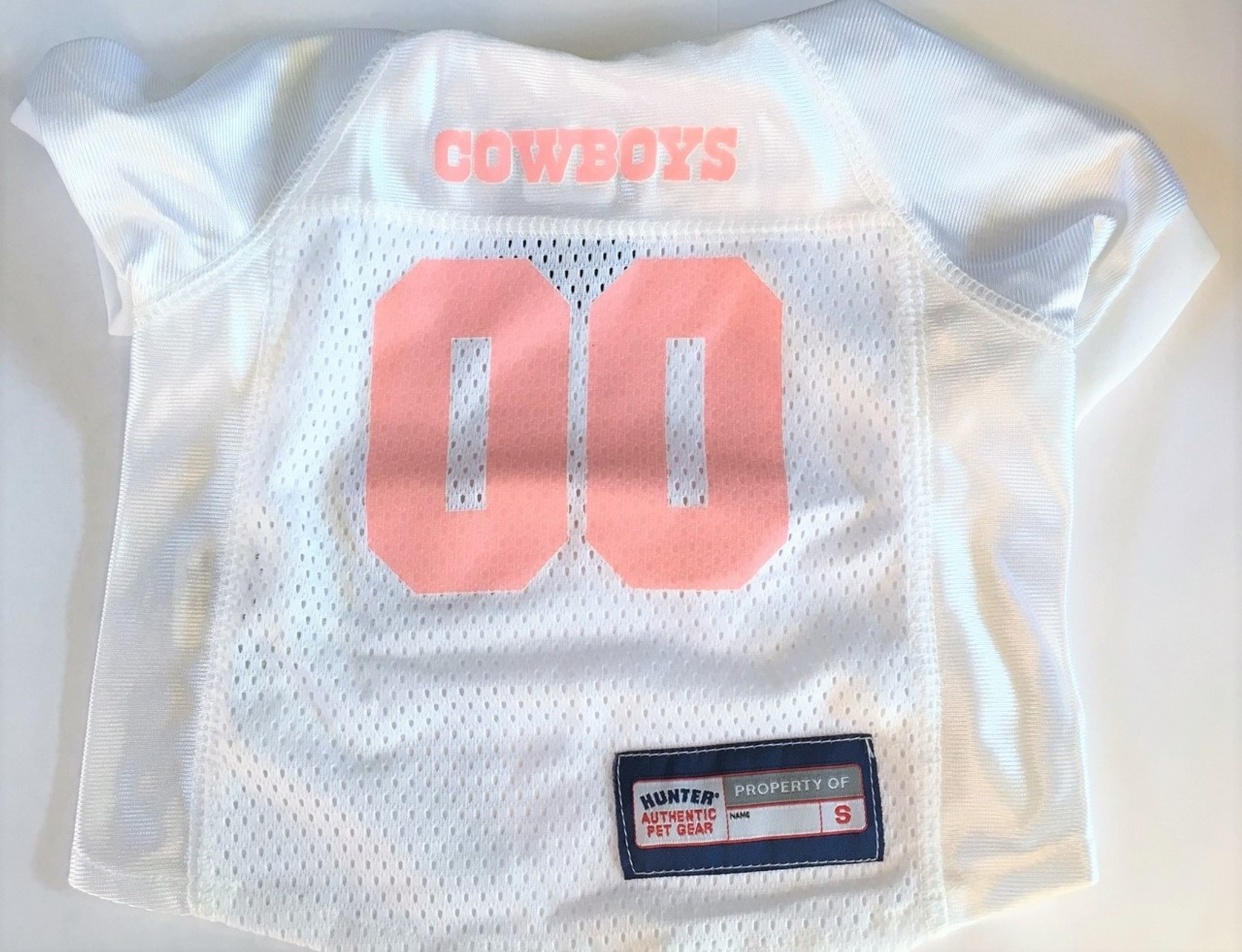 pink dallas cowboys dog jersey