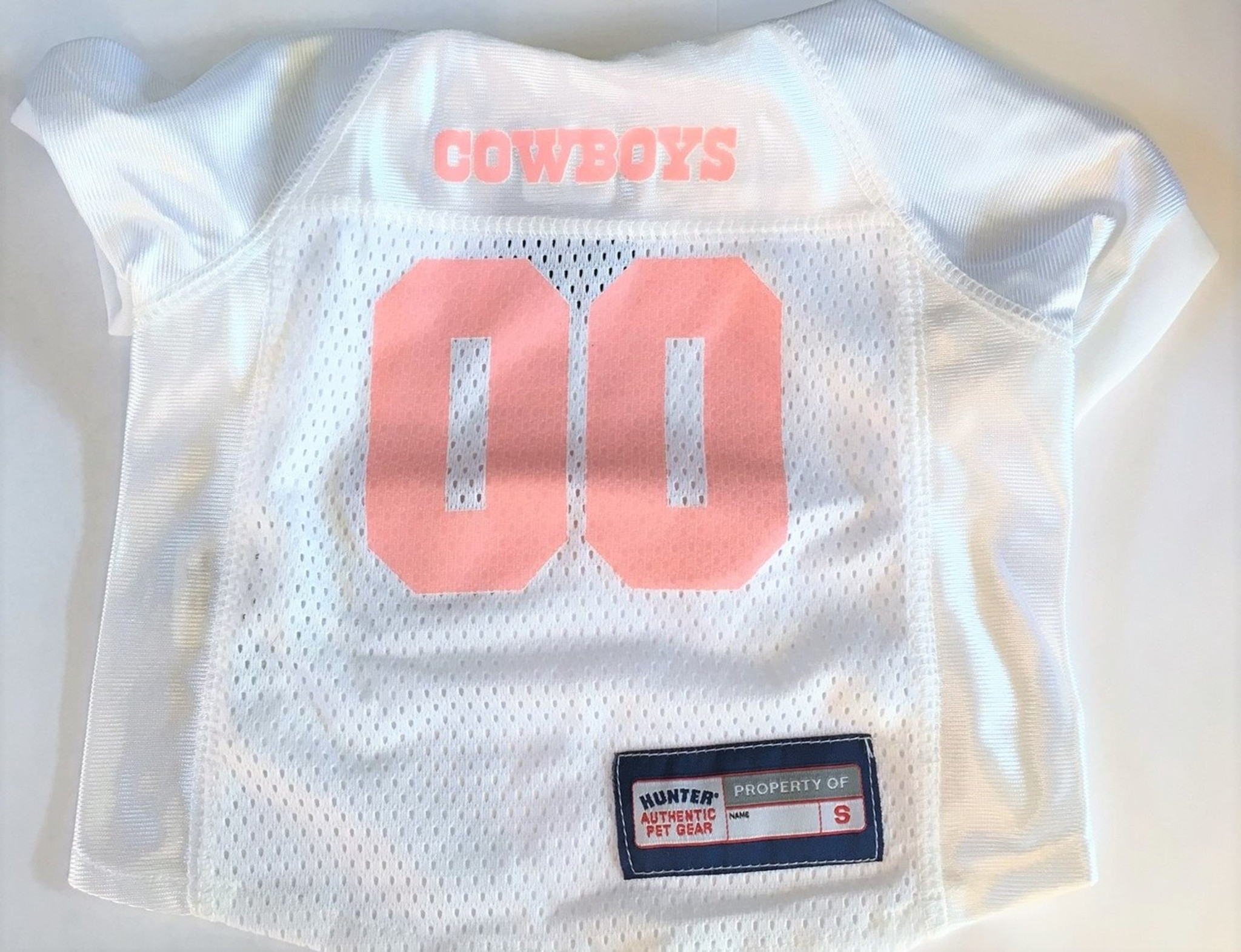 Dallas Cowboys Mesh Dog Jersey - Pink