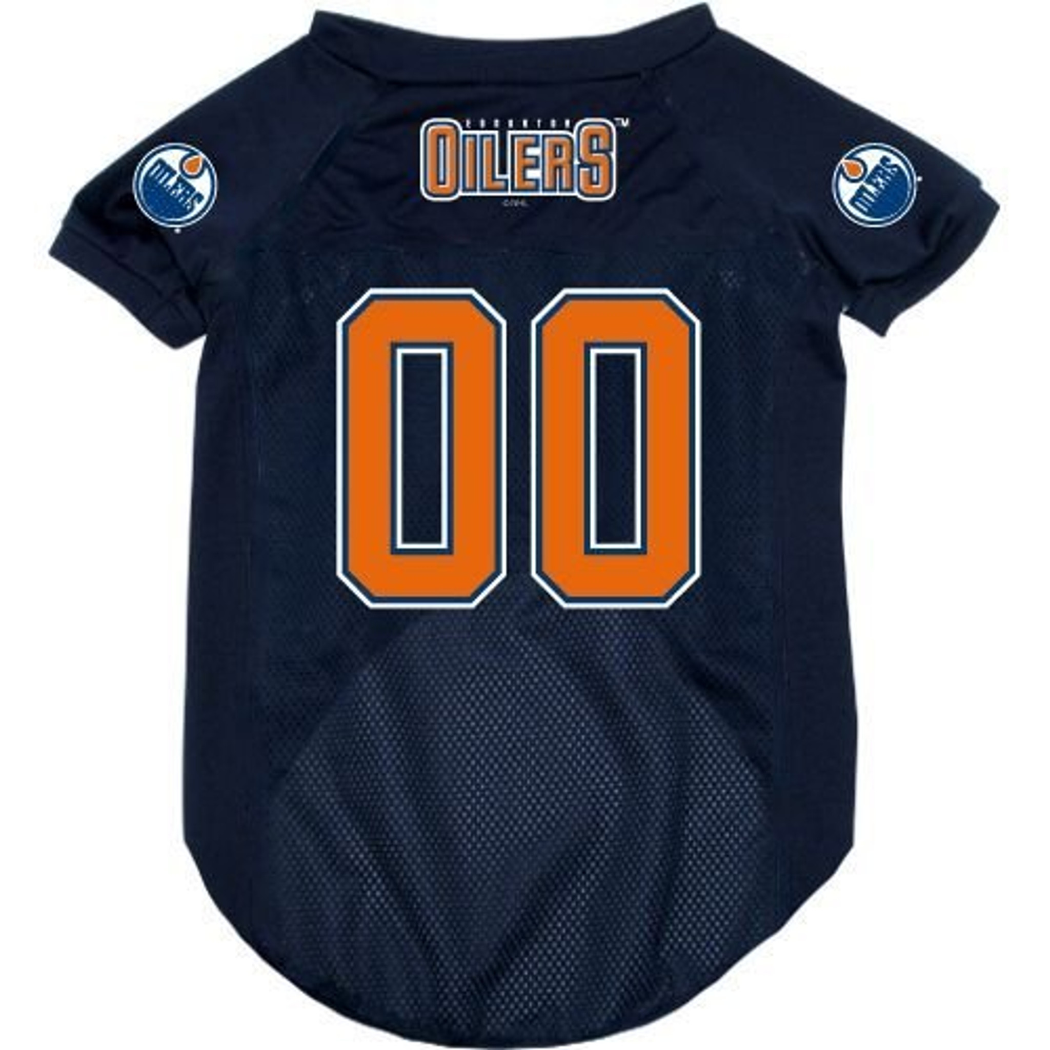 oilers dog jersey