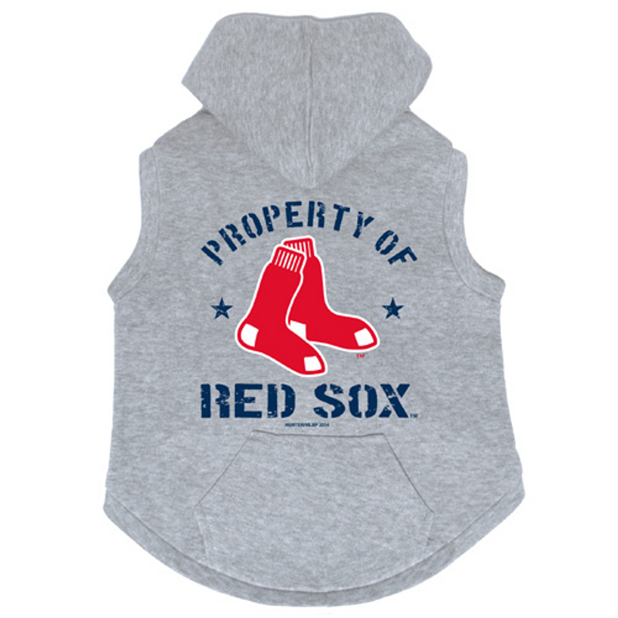 Boston Red Sox size medium sleeveless dog sweatshirt