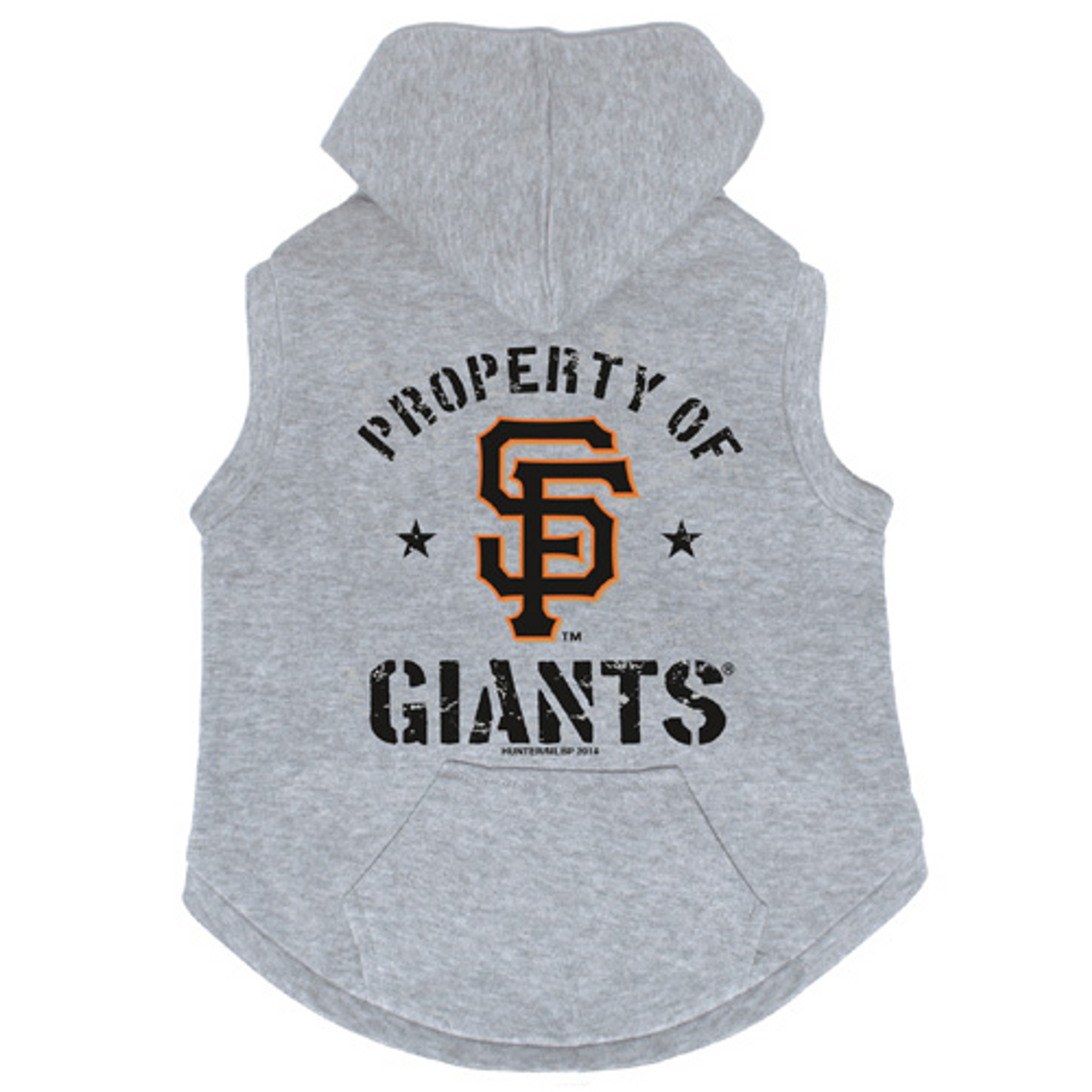 giants sleeveless hoodie