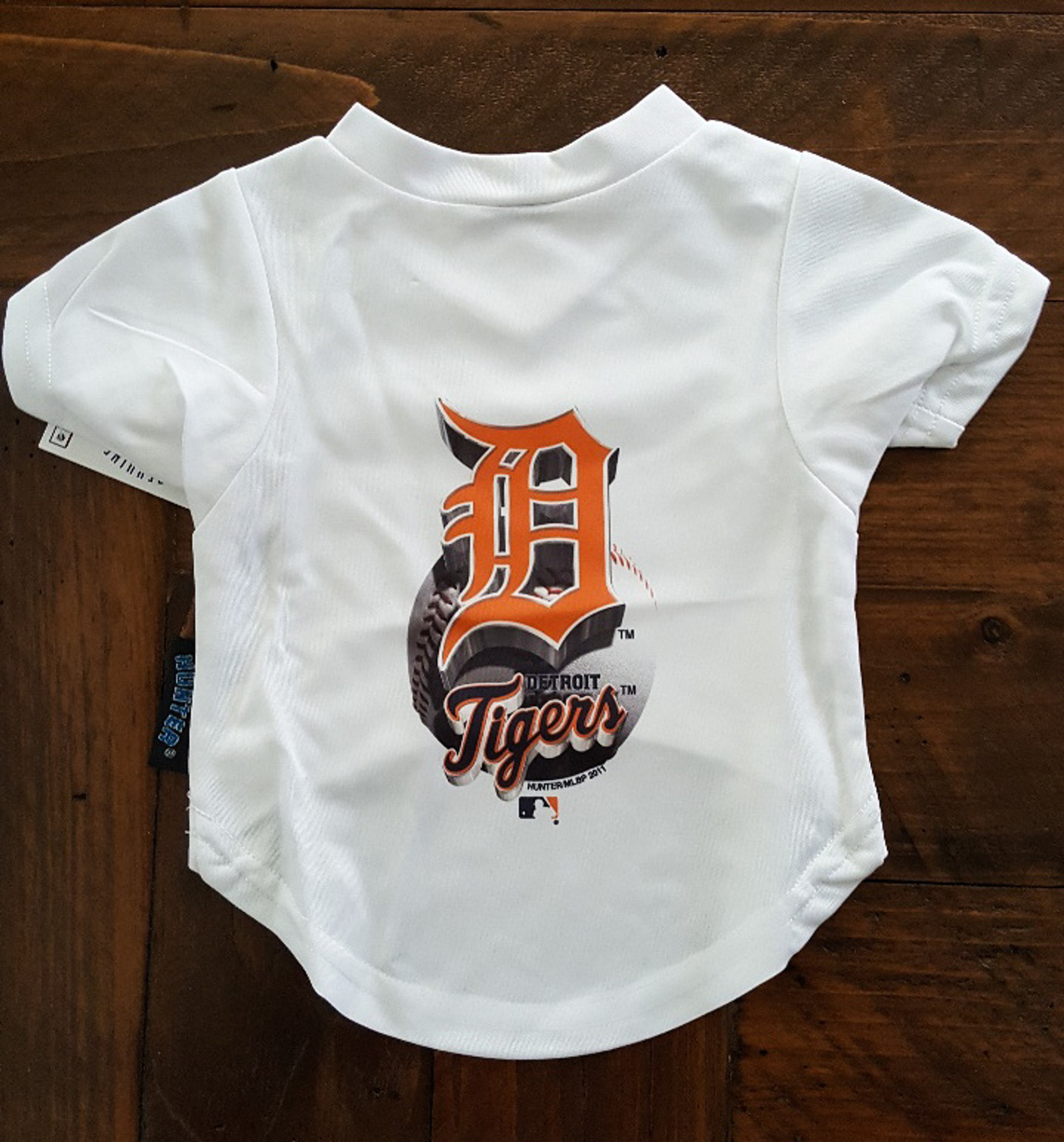 Detroit Tigers Dog Pet Performance Tee T-Shirt - Spawty