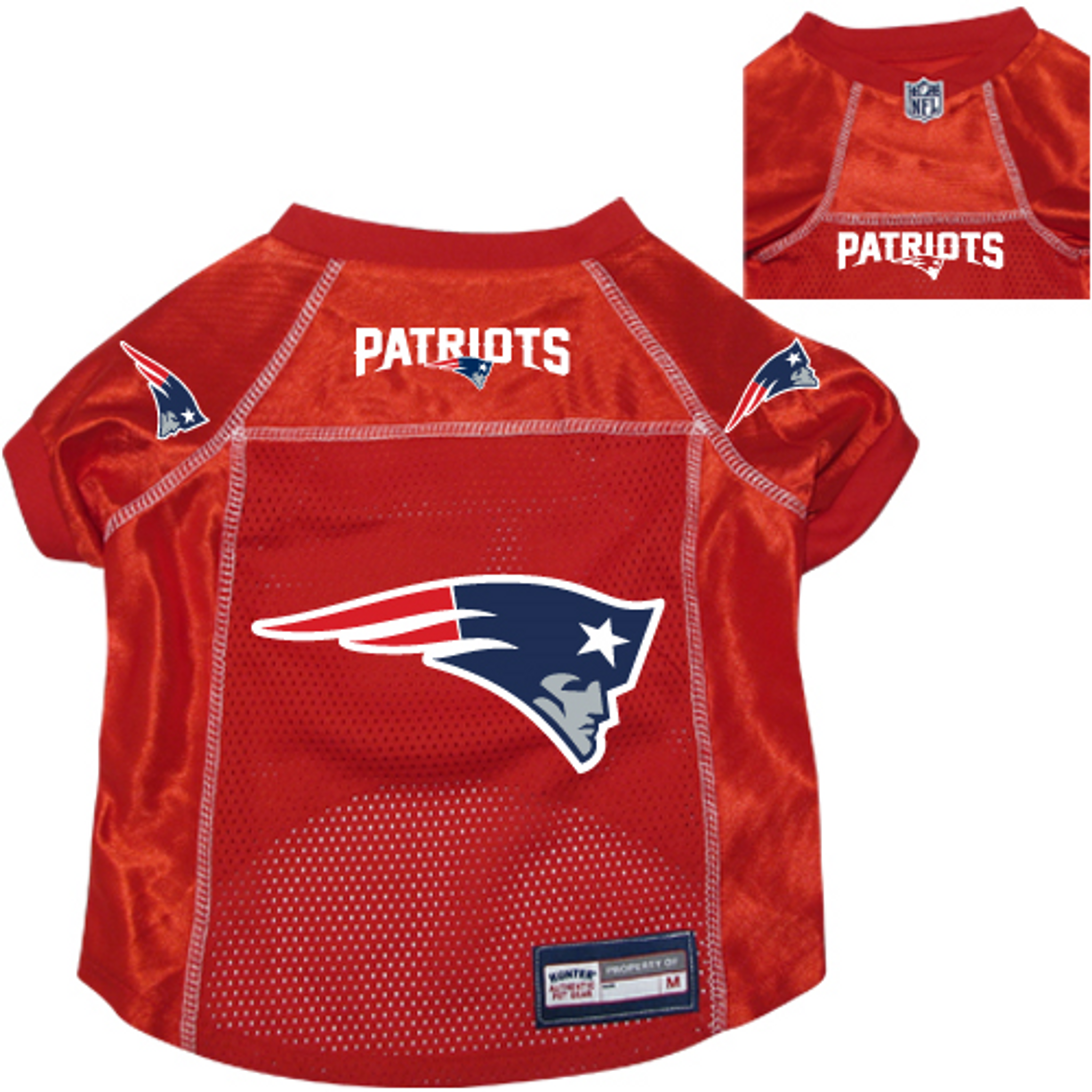  NFL New England Patriots Dog Jersey, Size: Medium