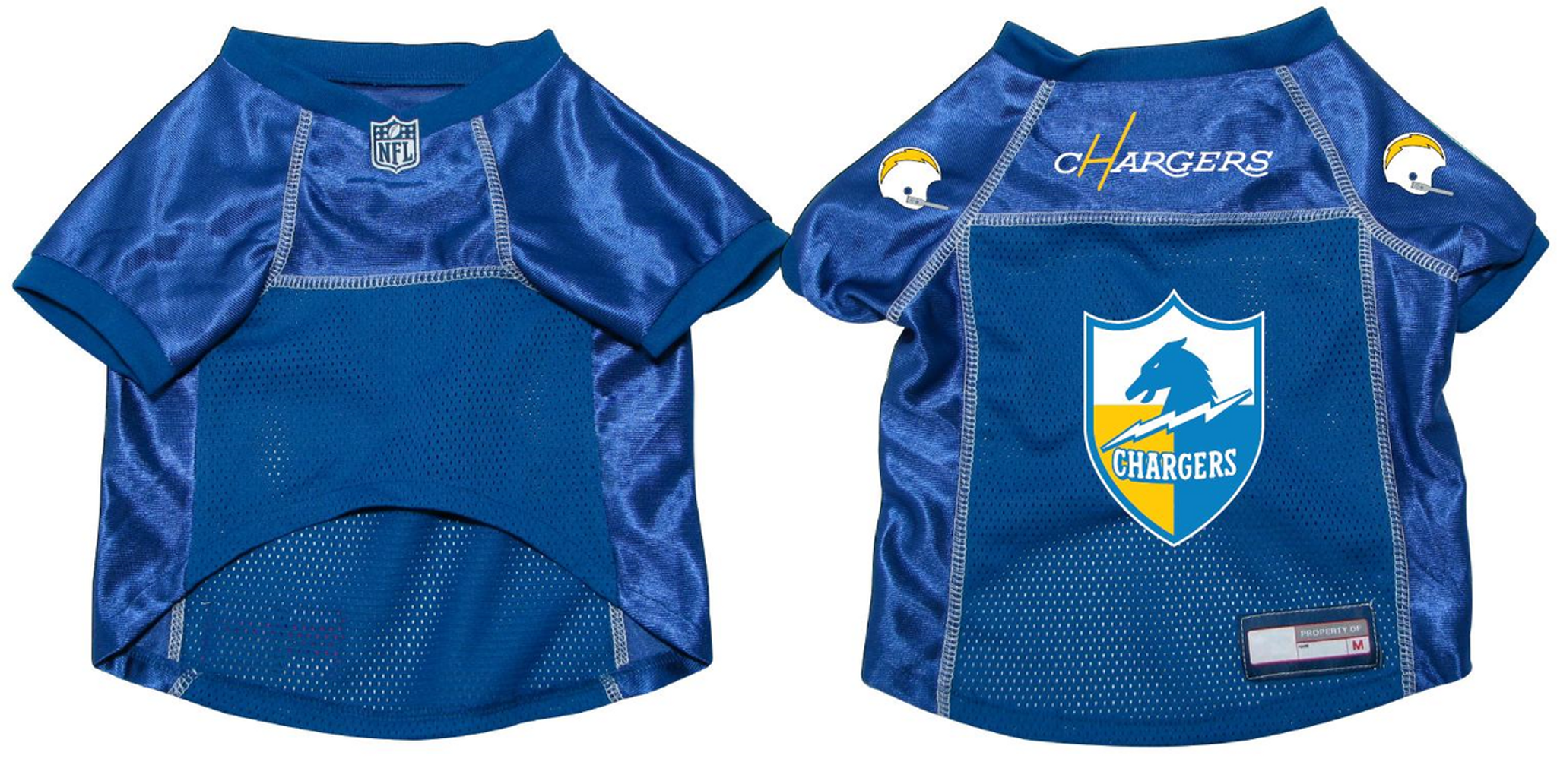 San Diego Chargers Dog Pet Premium Mesh Football Jersey Throwback - Spawty