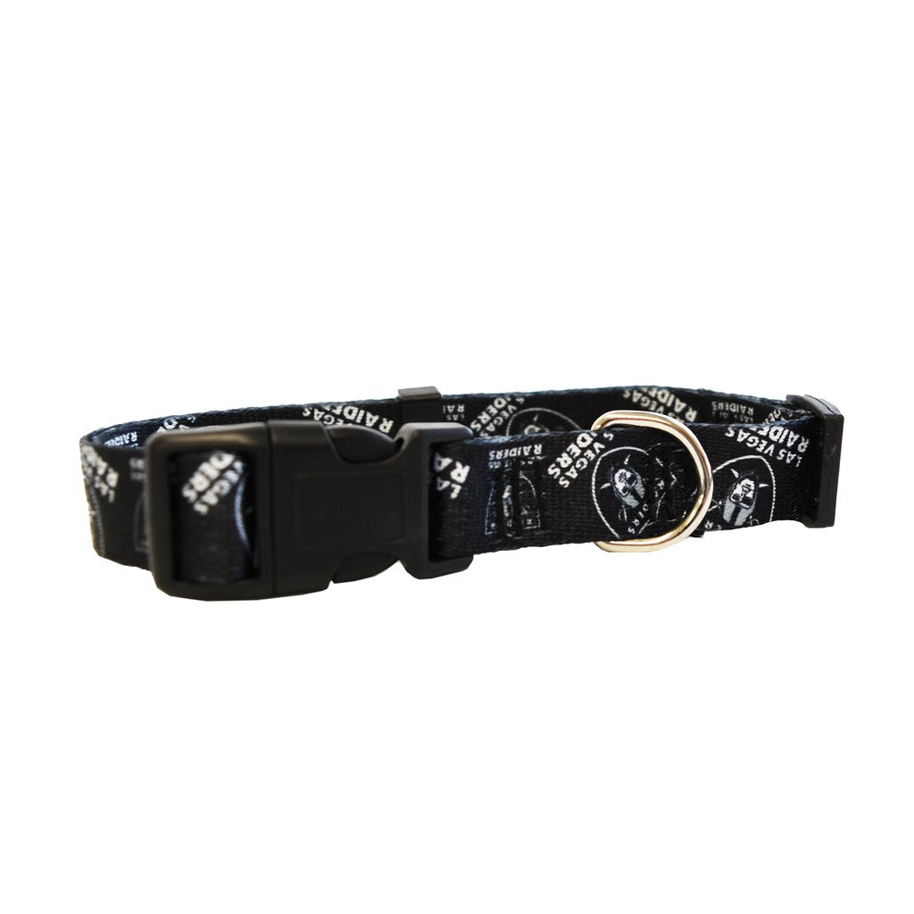 raiders dog collar