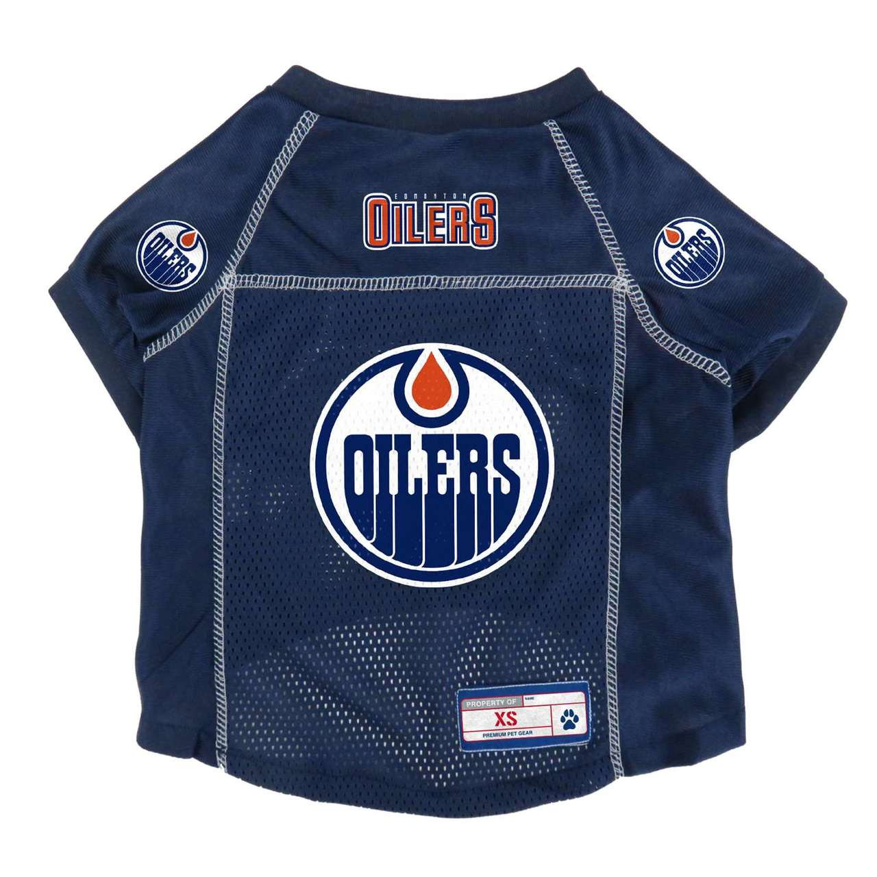Edmonton Oilers Dog Pet Premium Mesh Hockey Jersey LE Spawty