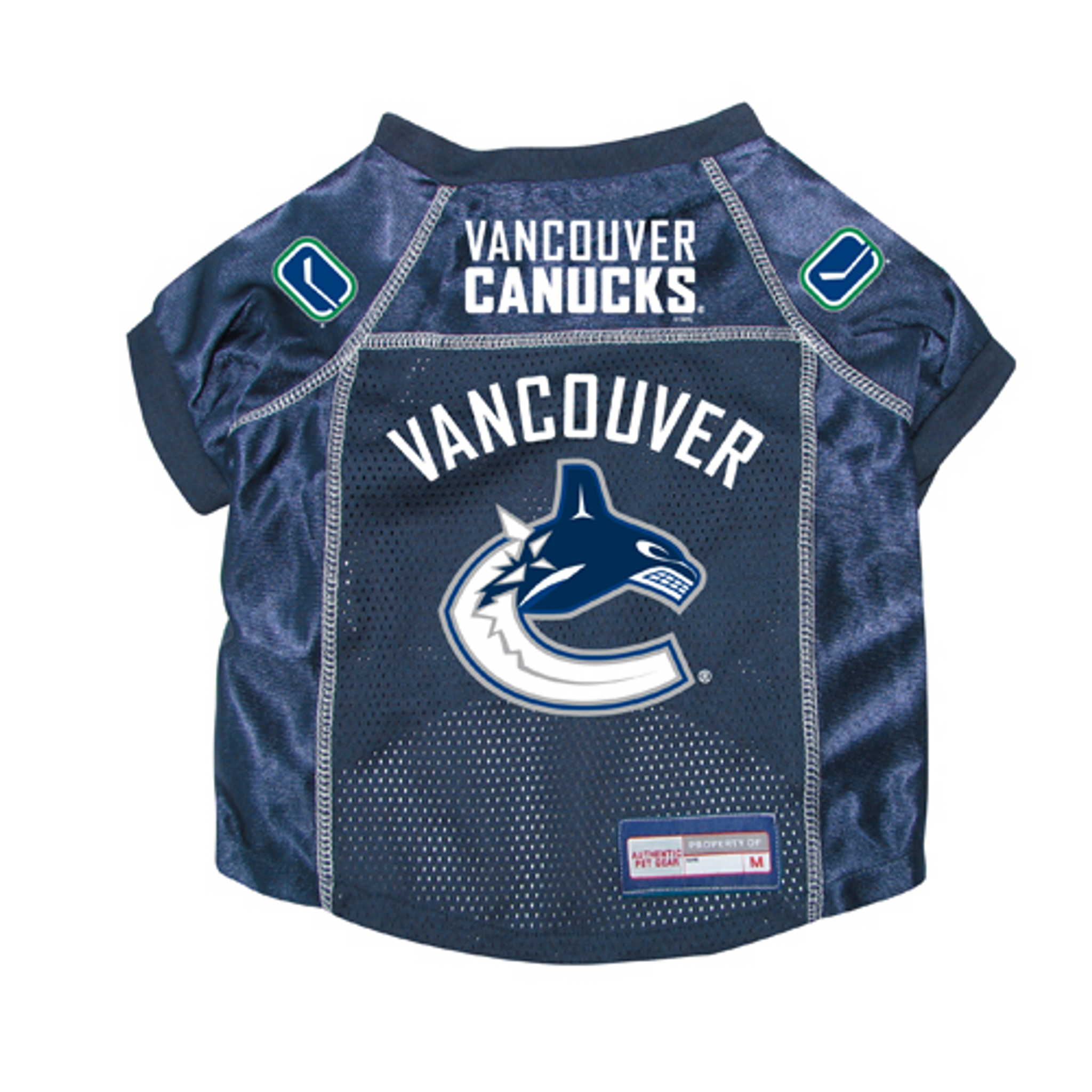 Dog jersey, Patch design, Vancouver canucks