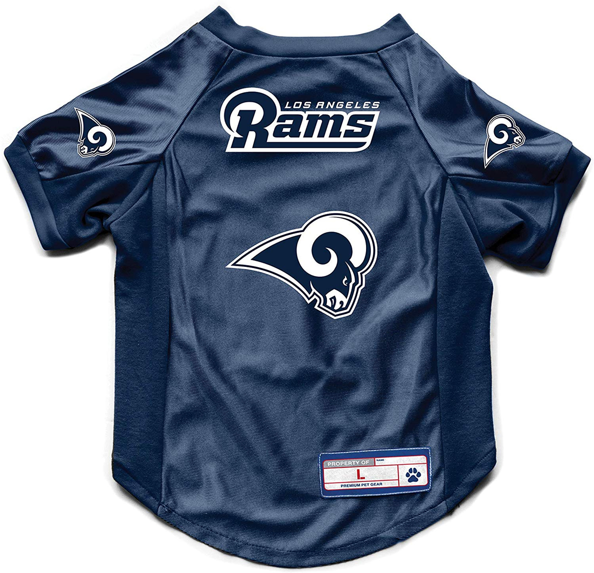 los angeles rams dog jersey