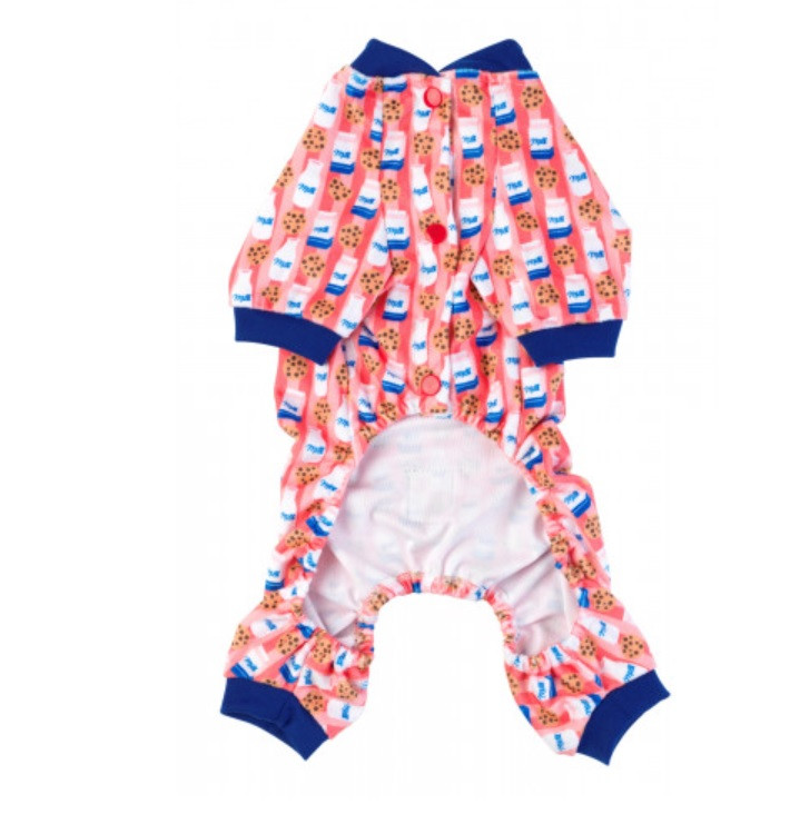 cookies and milk baby pajamas