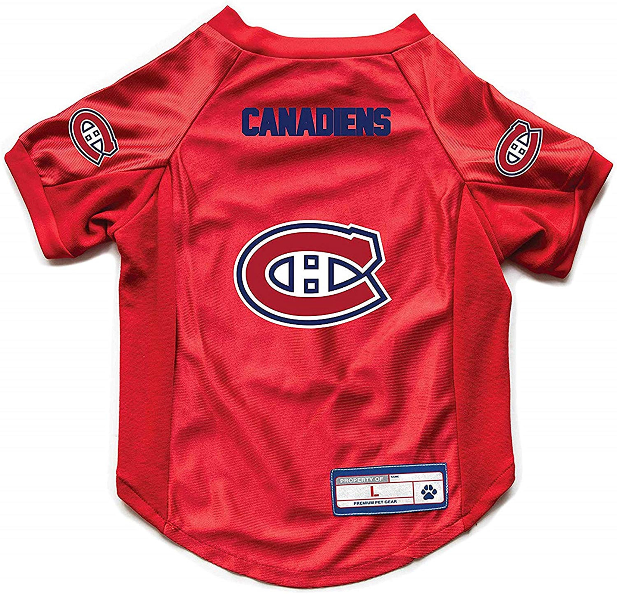 Montreal Canadiens Dog Stretch Jersey Big Dog Size