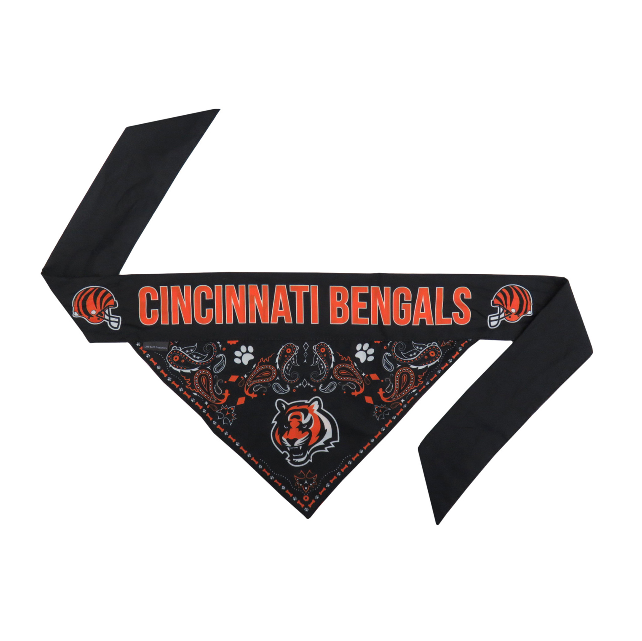 Cincinnati Bengals Dog Bandana standard Tie-on Bandana 