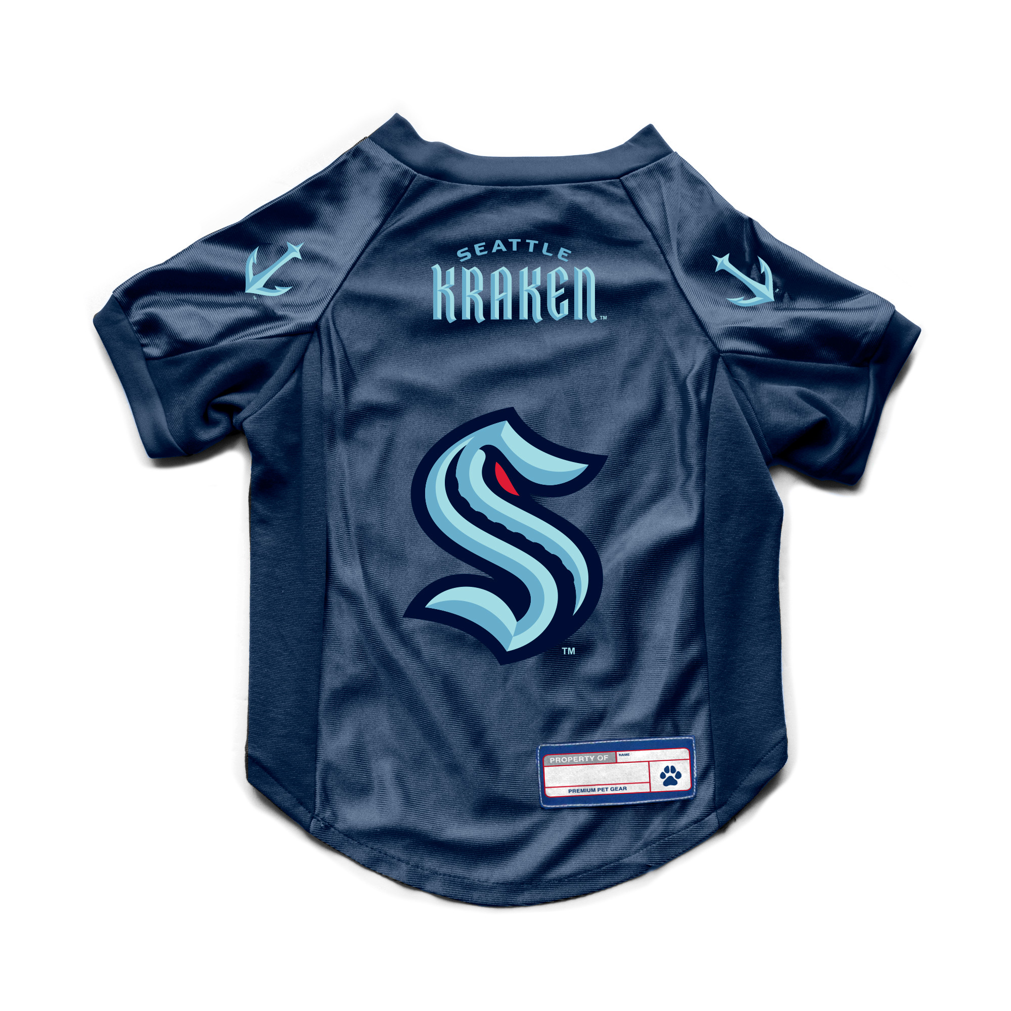 Seattle Kraken Dog Cat Deluxe Stretch Jersey