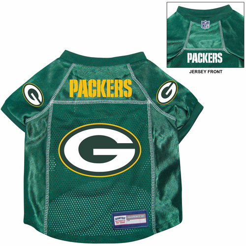 Green Bay Packers Dog Pet Premium Alternate Mesh Football Jersey  Green Bay Packers Dog Pet Premium Alternate Mesh Football Jersey