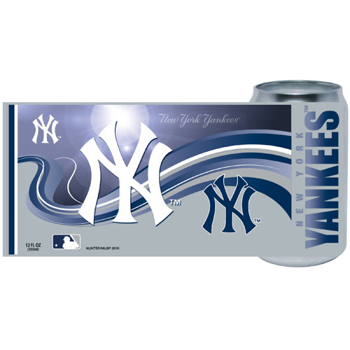 New York Yankees Soda Can Drinking Glass Boxed Set New York Yankees Soda Can Drinking Glass Boxed Set
