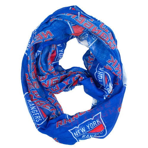 New York Rangers Sheer Infinity Fashion Scarf New York Rangers Sheer Infinity Fashion Scarf