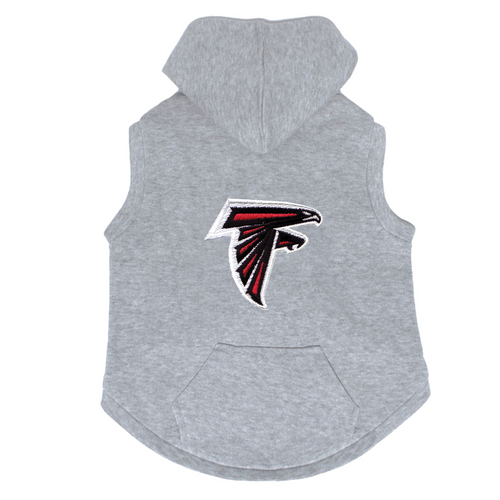 Atlanta Falcons Dog Pet Premium Button Up Embroidered Hoodie Sweatshirt