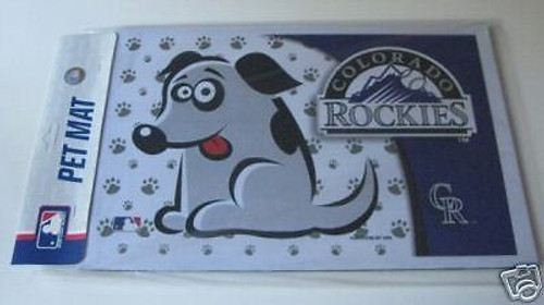 Colorado Rockies Dog Pet Neoprene Bowl Mat Placemat